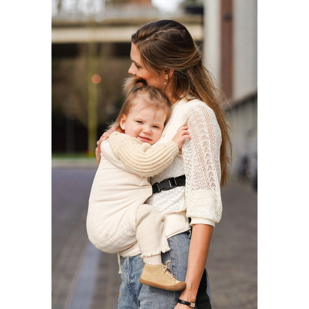 Tilia Monkose Porte-bébé - Heiwa Carrier - Velours côtelé crème