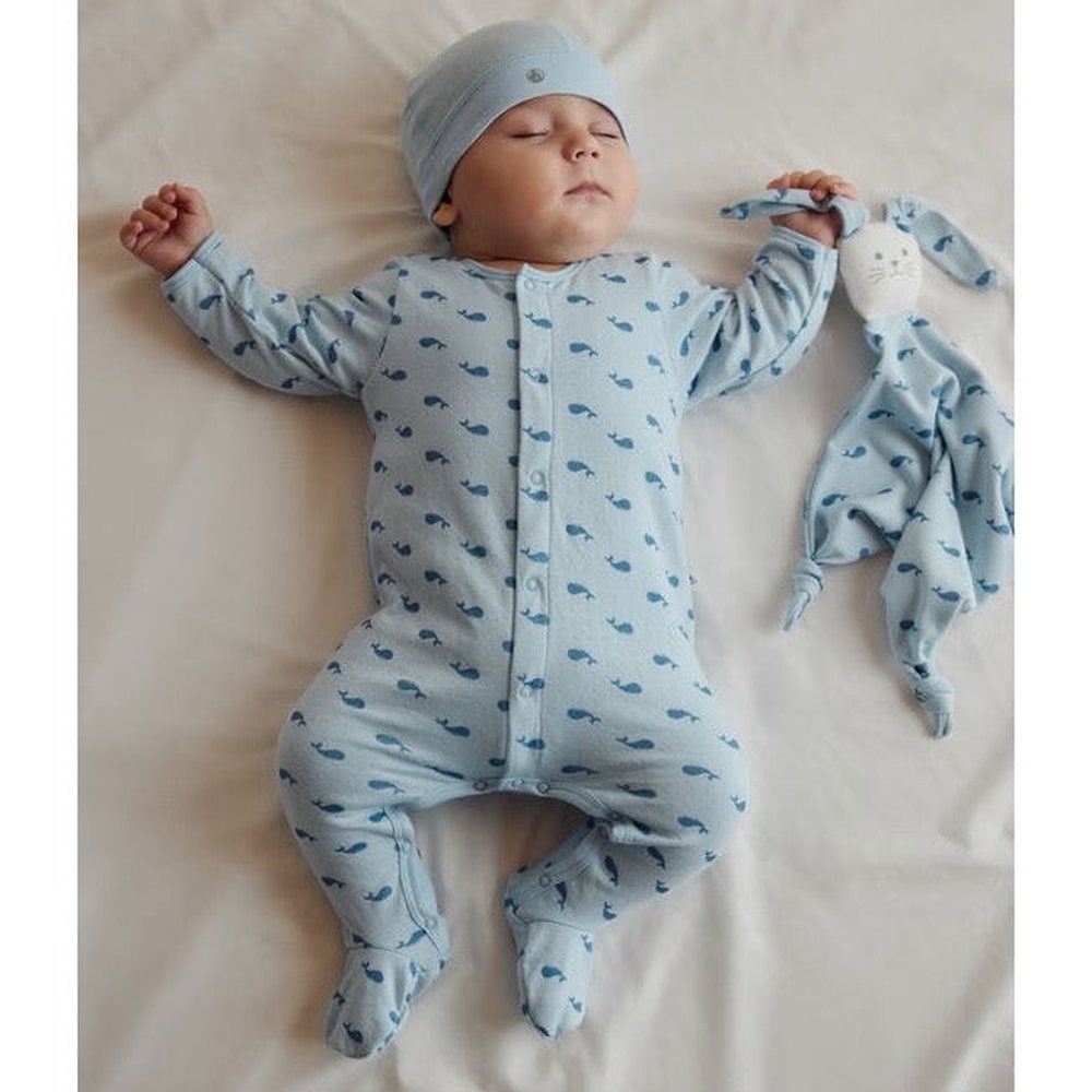 txt
Petit Bateau Bodyjama à imprimé baleine en tubique pour bébés