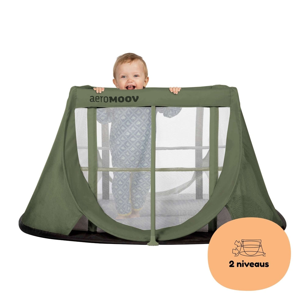 Lit de voyage instantané Aeromoov pour bébé et tout-petit - Green Moss