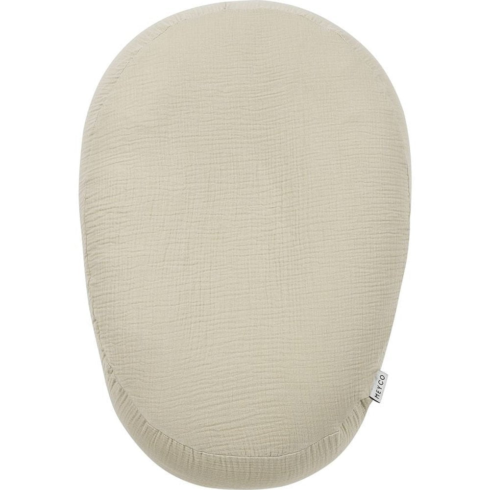 Housse de relaxation Meyco pour coussin d’allaitement/de grossesse - hydrofile/tetra - sable