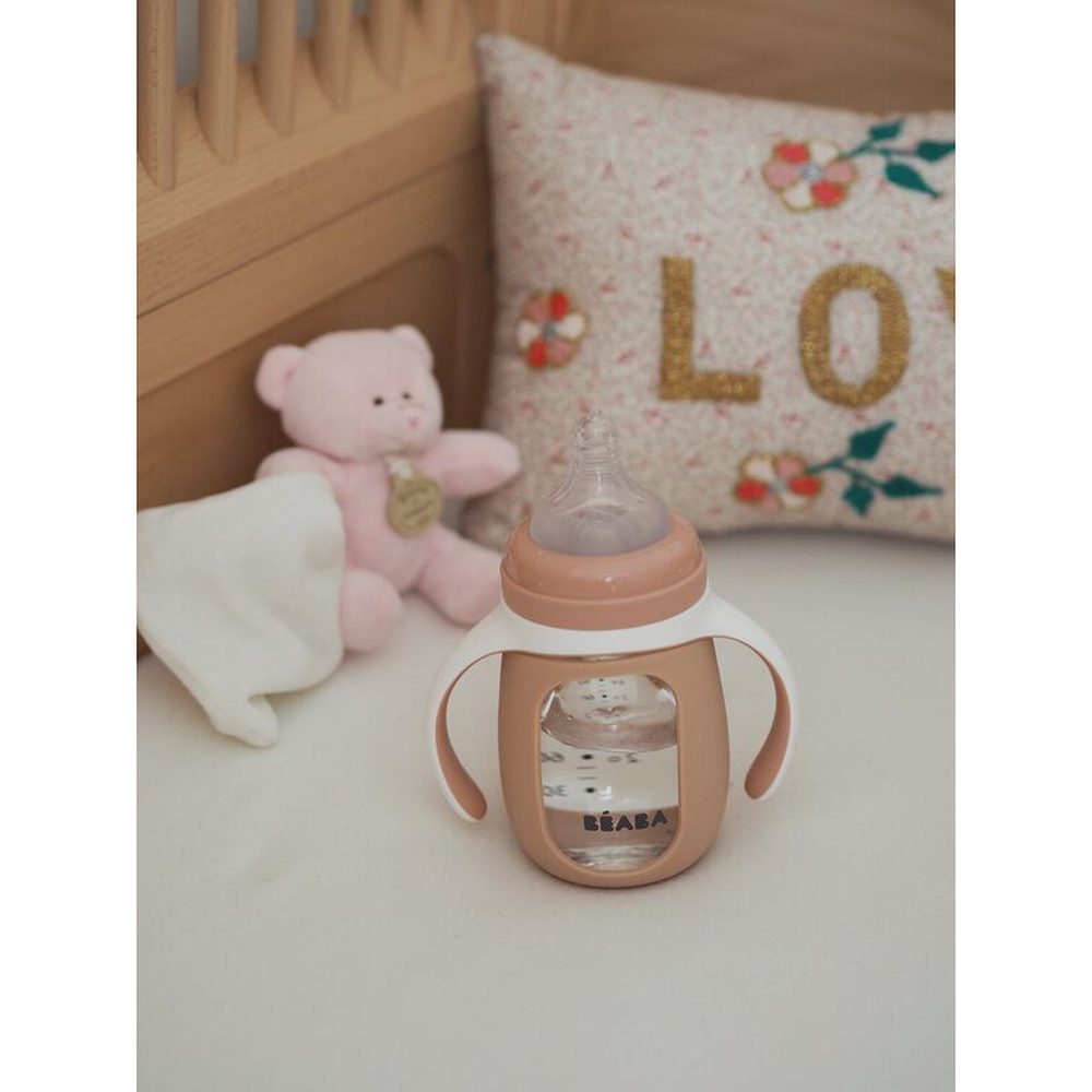 Béaba gourde 210Ml - vieux rose