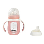 Béaba gourde 210 ml - vieux rose