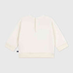Sweat-shirt en coton avec motif cœur