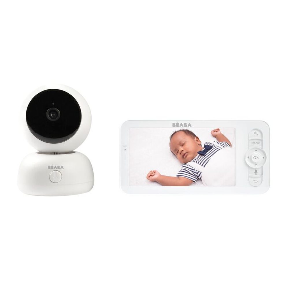 Babyphone vidéo Béaba Zen Premium avec application et écran supplémentaire