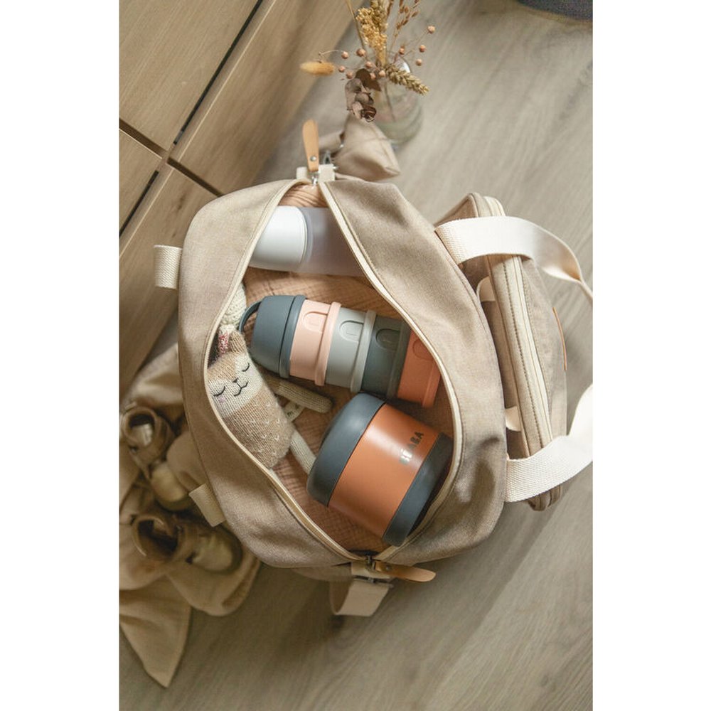 Béaba sac à langer Genève II - Eco - Heather Gazelle