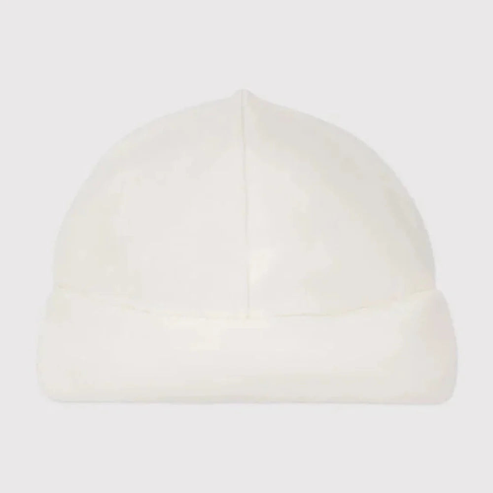 Petit Bateau Bonnet de naissance en bouclé velouté