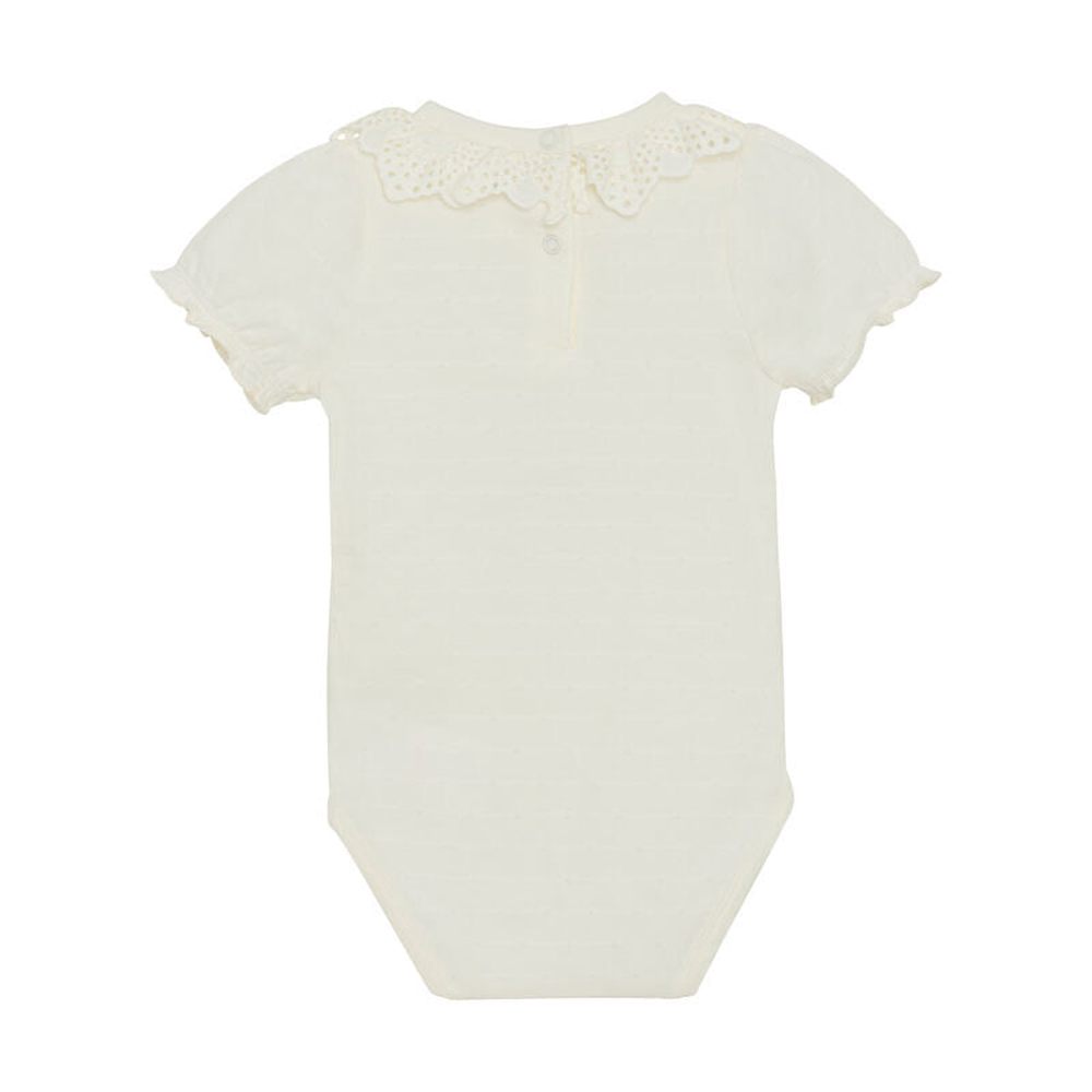 Combinaison enfant avec col en dentelle
