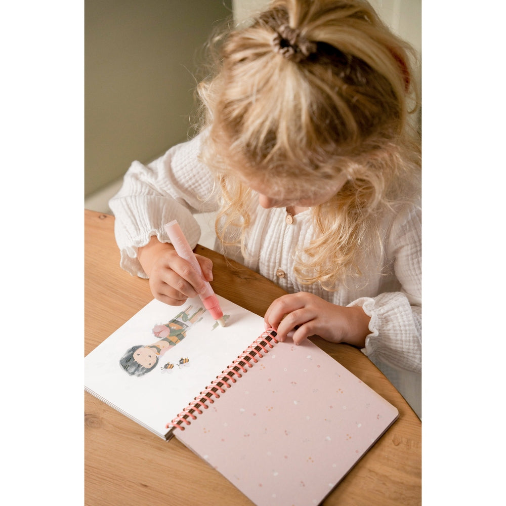 Livre de coloriage à l’eau Little Dutch Rosa & Friends