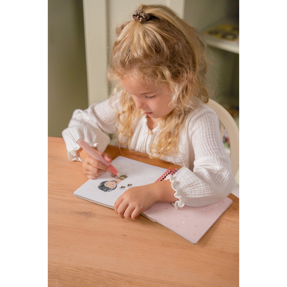 Livre de coloriage aquarelle Little Dutch Rosa & Friends