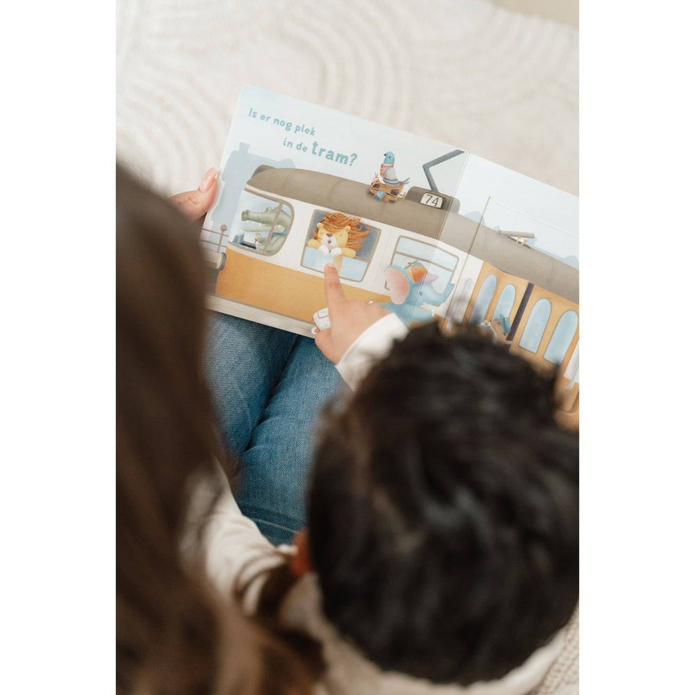 Little Dutch Livre pour enfants Mon livre à volets - Véhicules