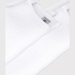 Petit Bateau Lot de 2 maillots de corps blancs à bretelles spaghetti