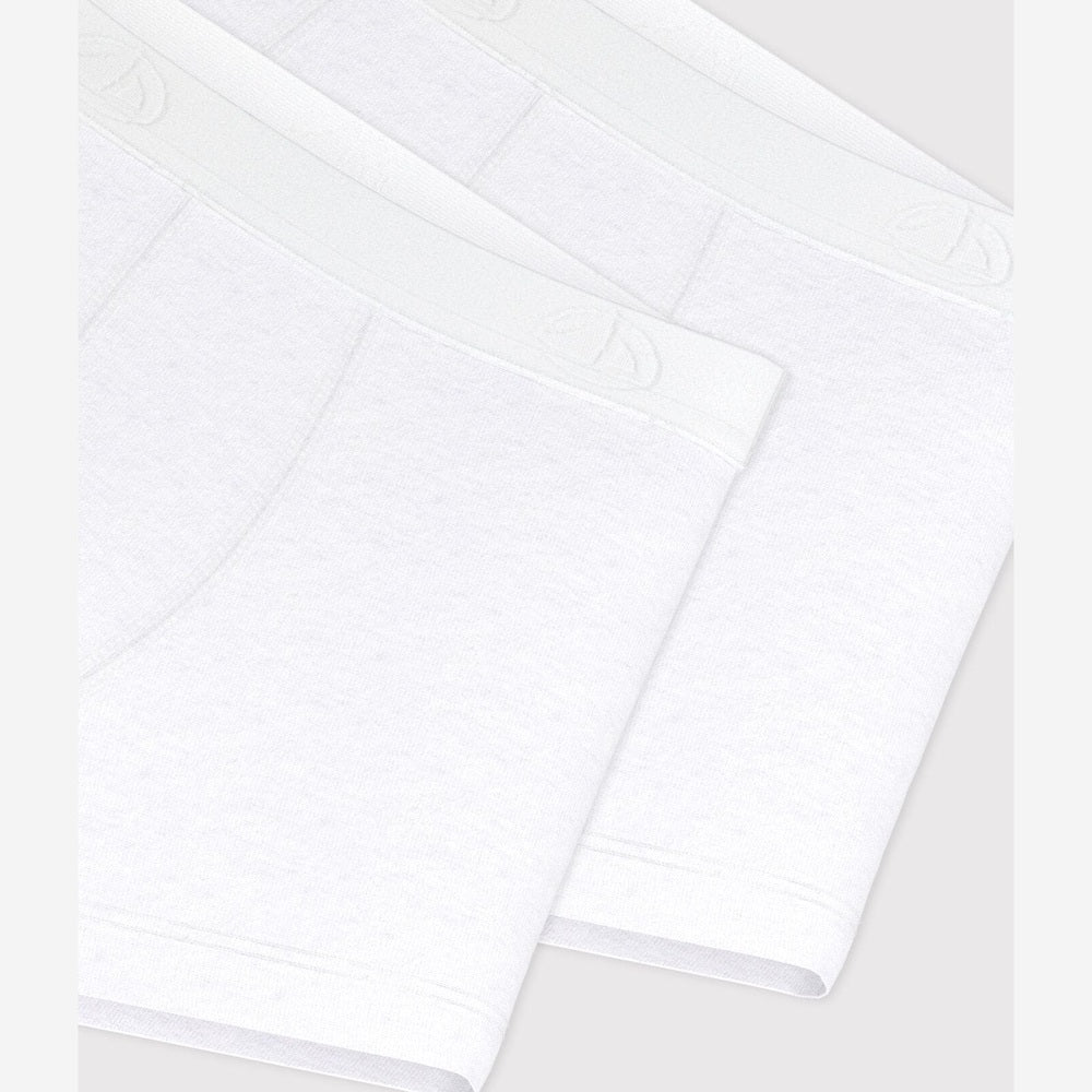 Petit Bateau Lot de 2 boxers blancs