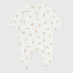 Petit Bateau pyjama bébé en tubique avec petits ours