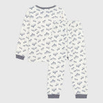 Petit Bateau Pyjama Enfant en Velours - Imprimé Zèbre
