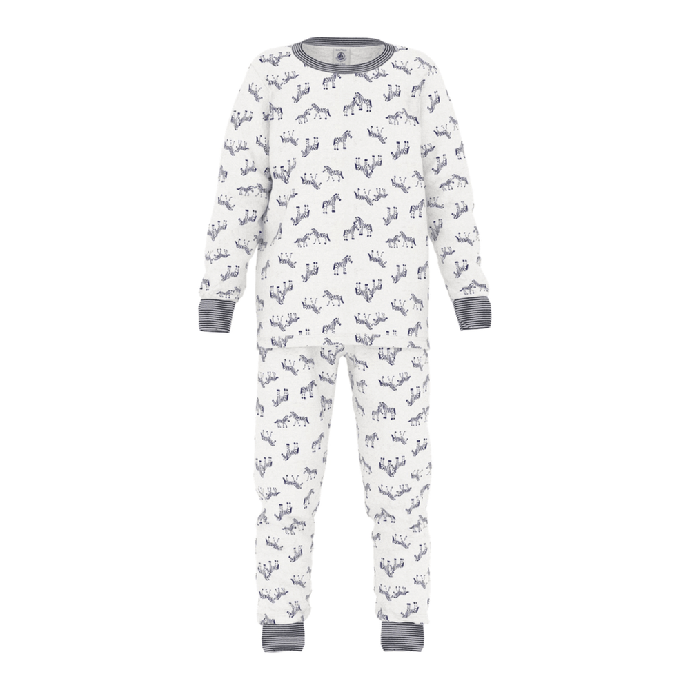 Pyjama enfant Petit Bateau - imprimé zèbre
