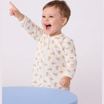 Petit Bateau Pyjama bébé en velours - léopard