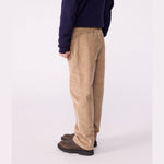 Petit Bateau Pantalon droit en velours uni pour enfants - marron/beige