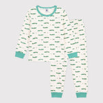 Petit Bateau pyjama enfant à imprimé crocodile