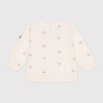 Sweatshirt bébé Petit Bateau avec imprimé bottes vintage
