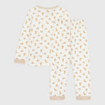 Petit Bateau Pyjama enfant en velours - imprimé léopard