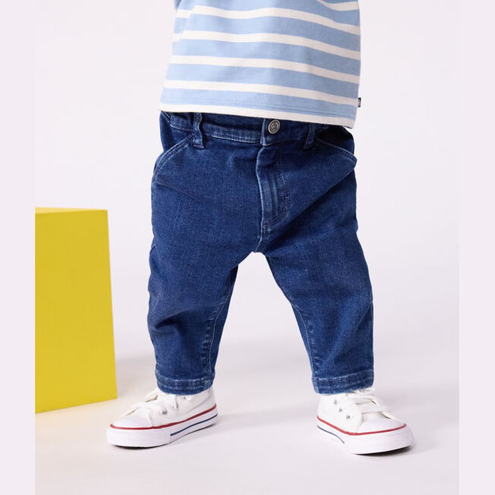 Petit Bateau Pantalon bébé en denim