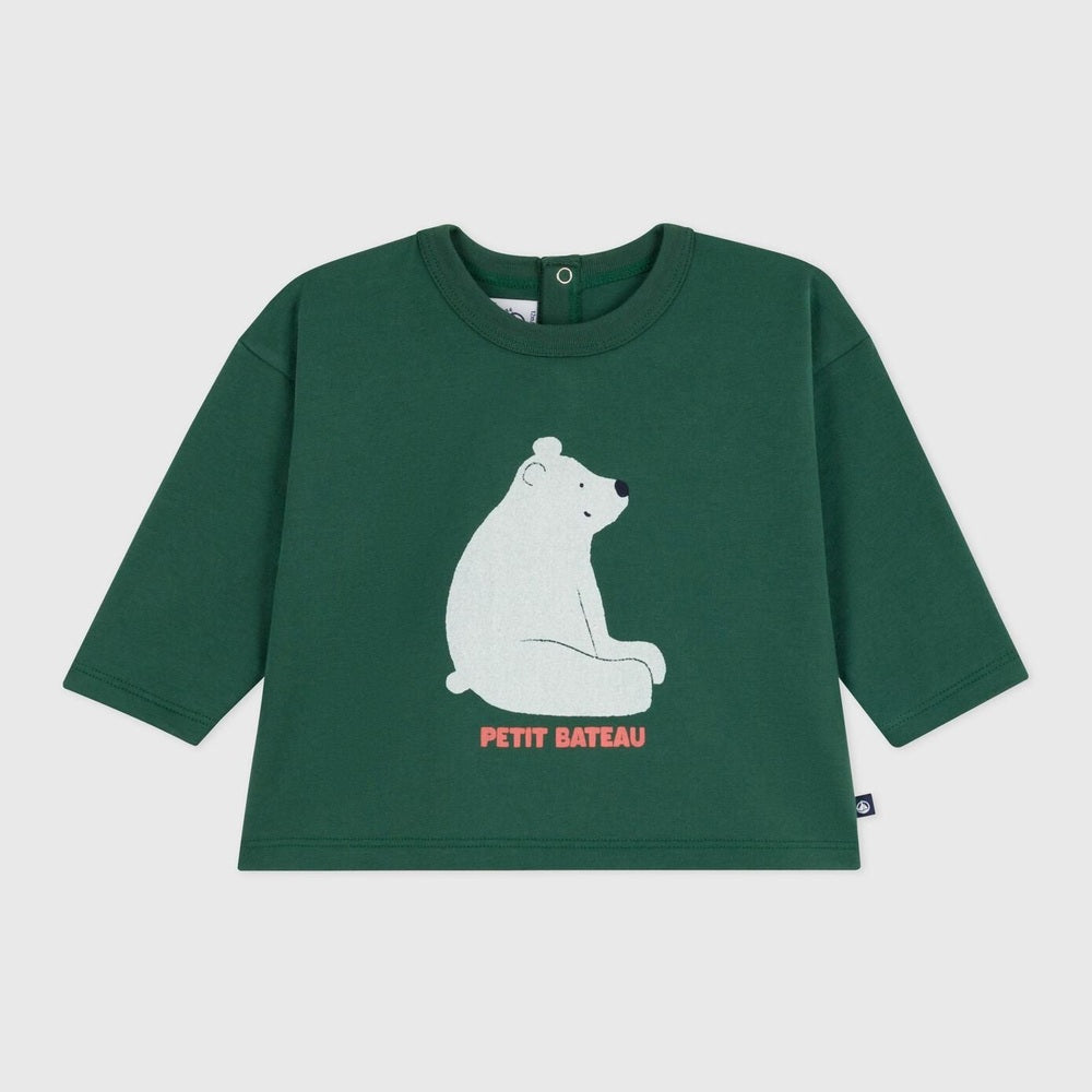 T-shirt Petit Bateau en coton à manches longues