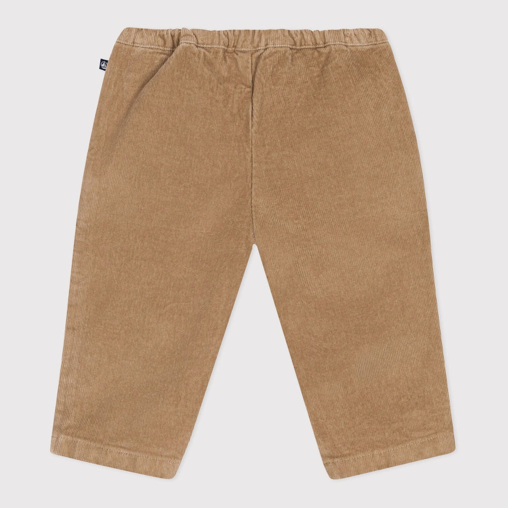 Petit Bateau Pantalon en velours - Beige