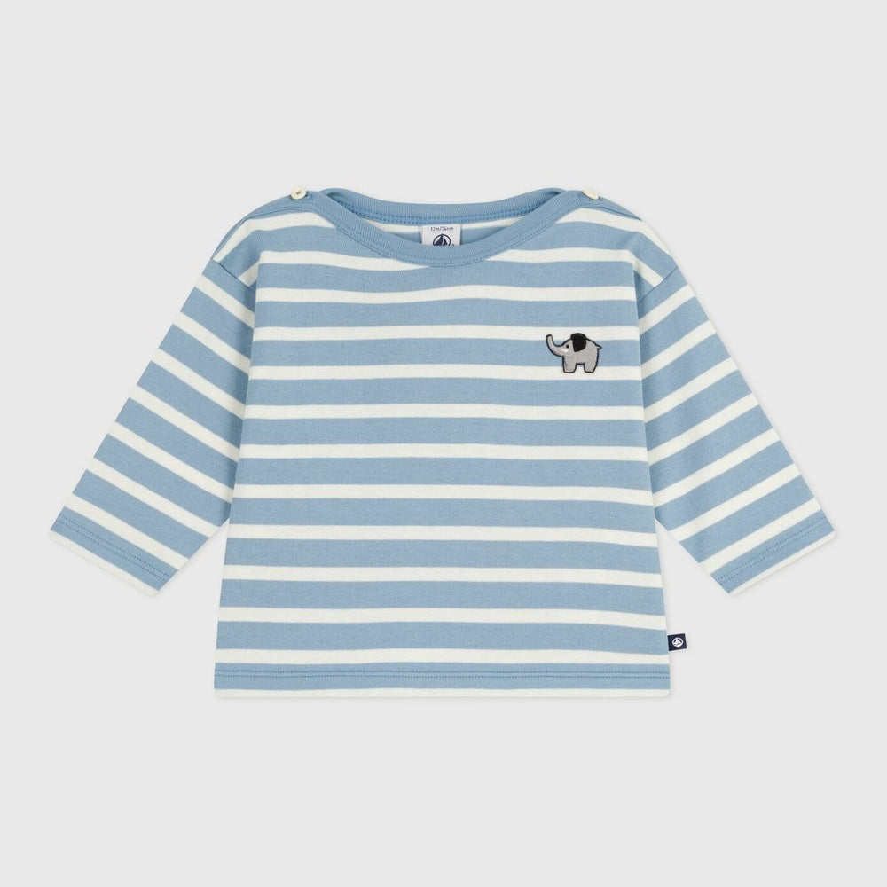 Petit Bateau Pull en coton - rayures marinière