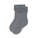 lot de 3 chaussettes en éponge GOTS - gris
