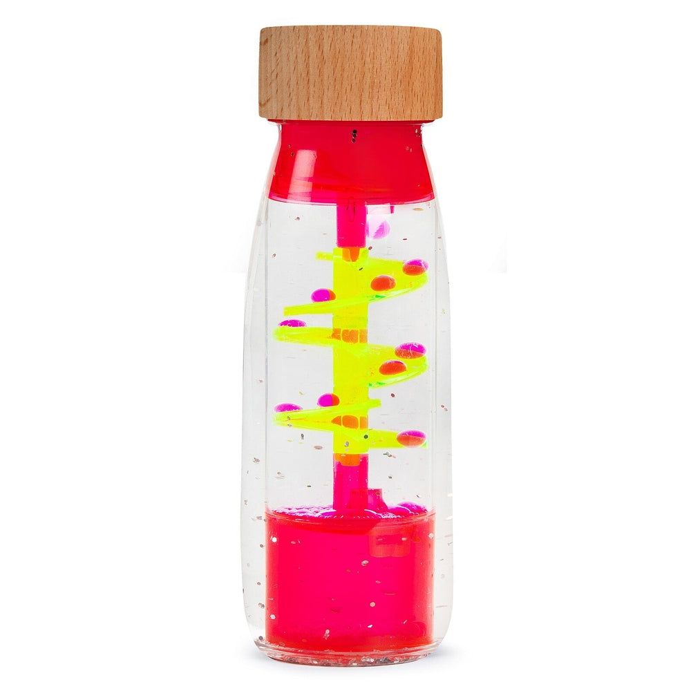 Petit Boum Bouteille sensorielle spirale rose