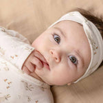 Little Dutch Serre-tête lot de 2 Newborn Naturals - Sable/Lapin bébé