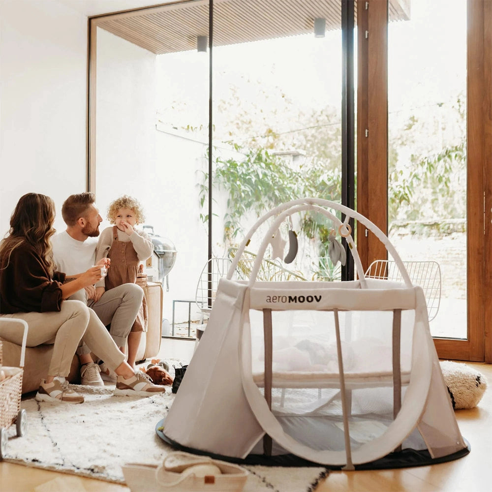 Lit de voyage instantané Aeromoov pour bébé et tout-petit - White Sand