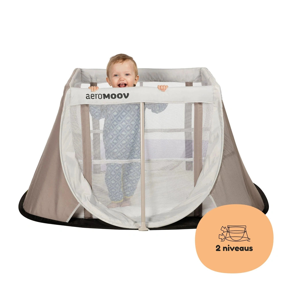 Lit de voyage instantané Aeromoov pour bébé et jeune enfant - White Sand