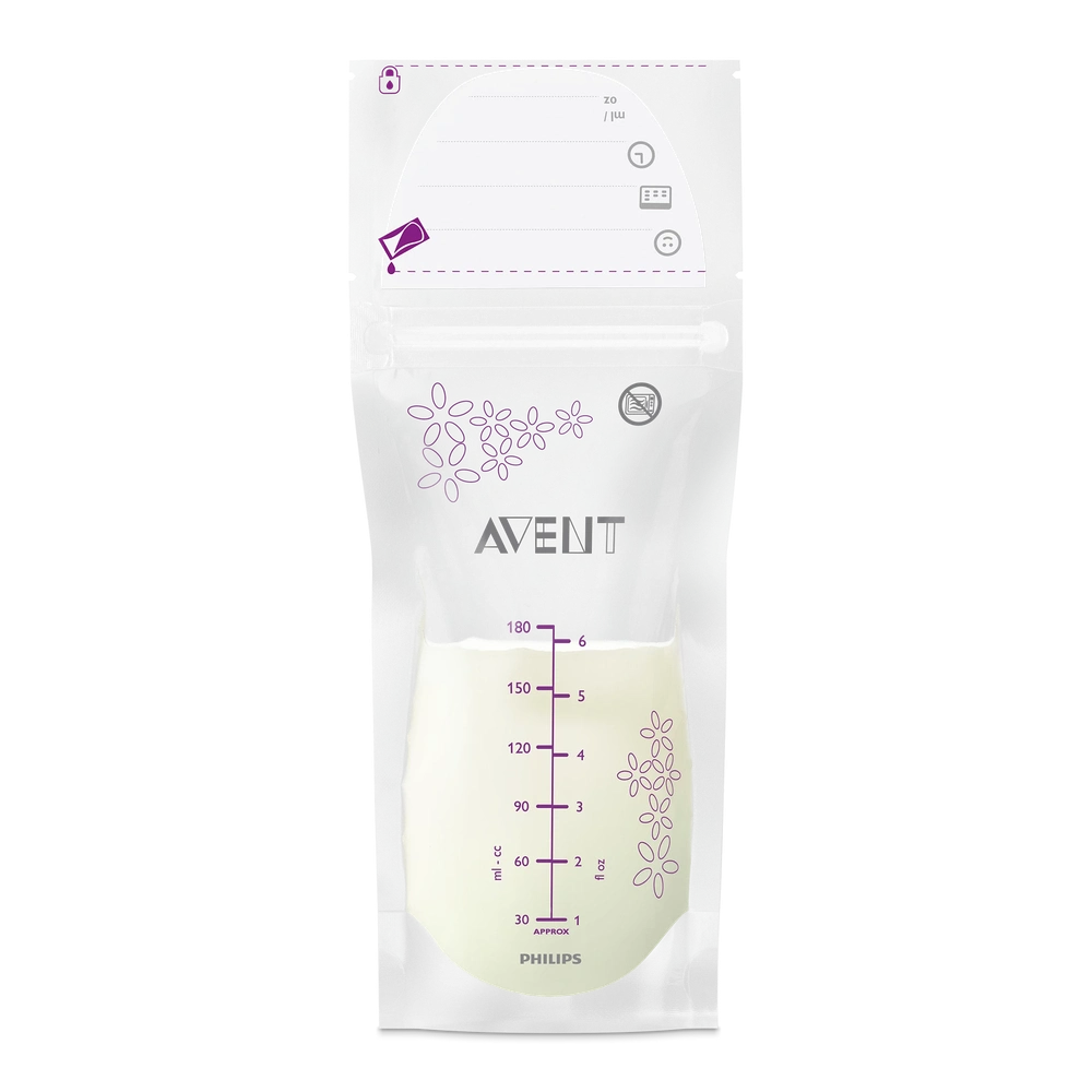 Avent sachets de conservation du lait maternel 25x - 180ml