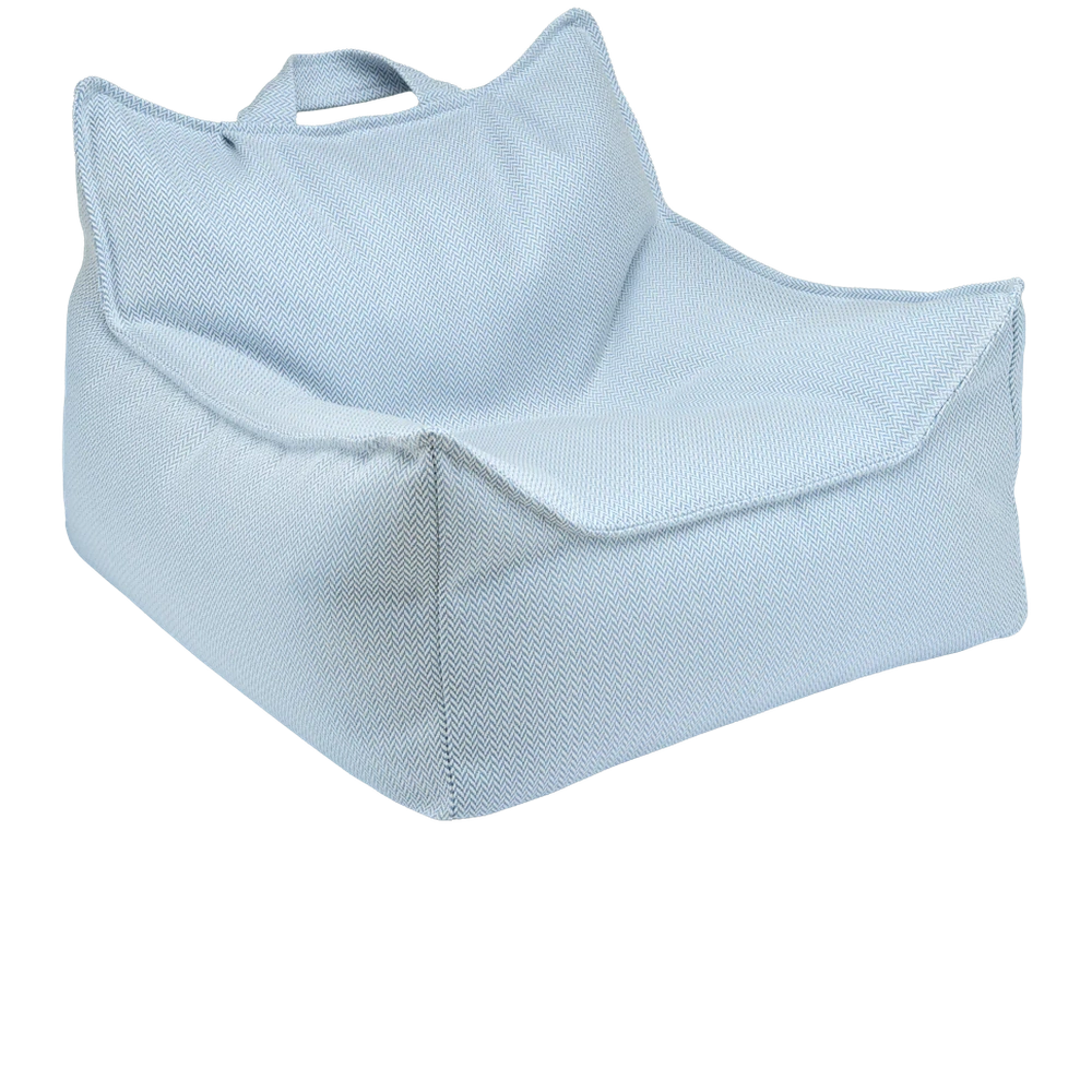 Wigiwama pouf d’extérieur - fauteuil poire d’extérieur - Azure