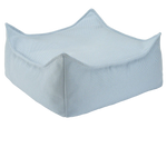 Wigiwama Pouf carré - Ottoman carré d'extérieur - Azur