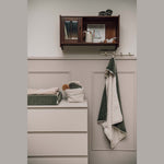 Koeka Couverture d'emmaillotage Teddy Vik - Moss | couverture enveloppante