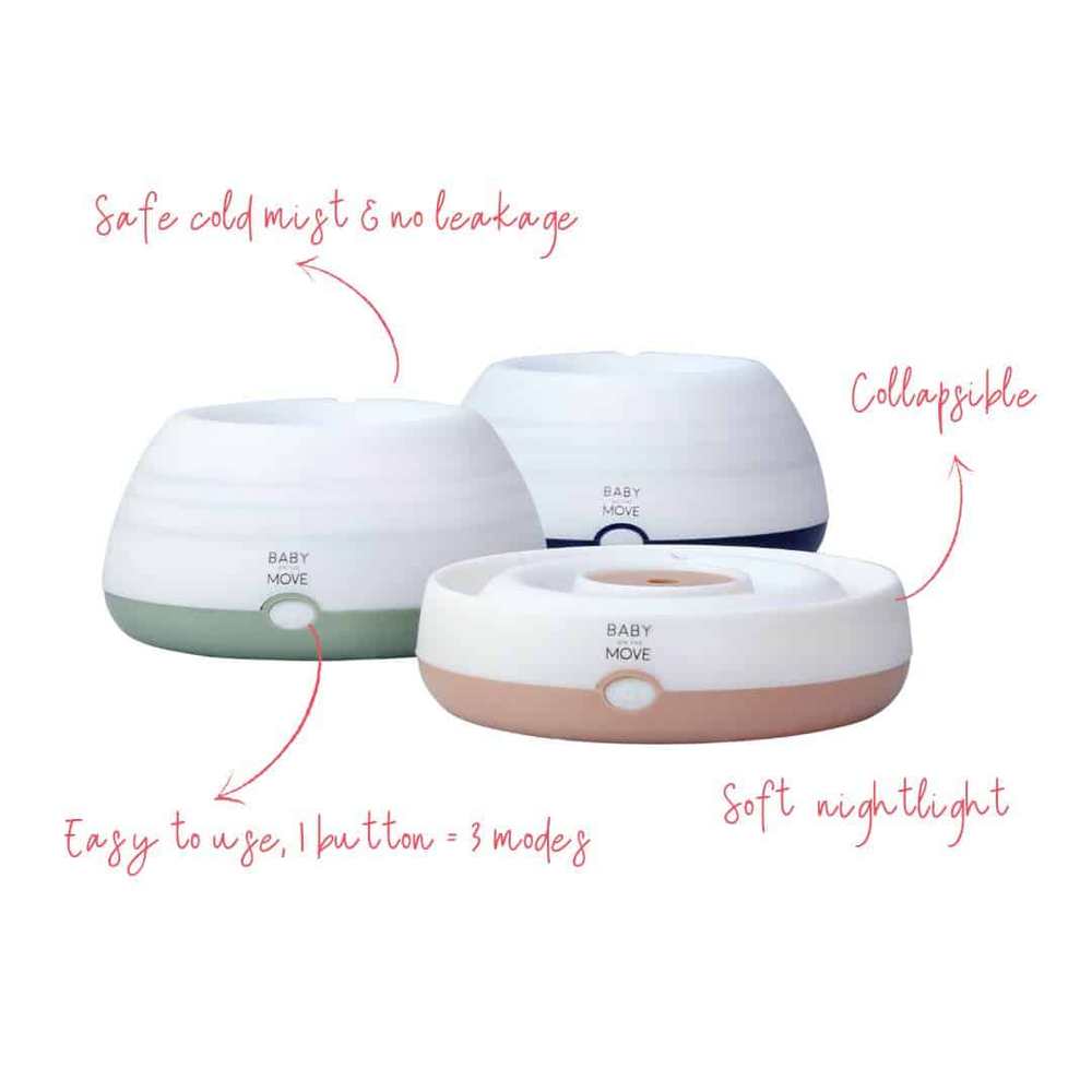 Baby on The Move Humidificateur avec veilleuse douce - Sweet Dreamz Denim