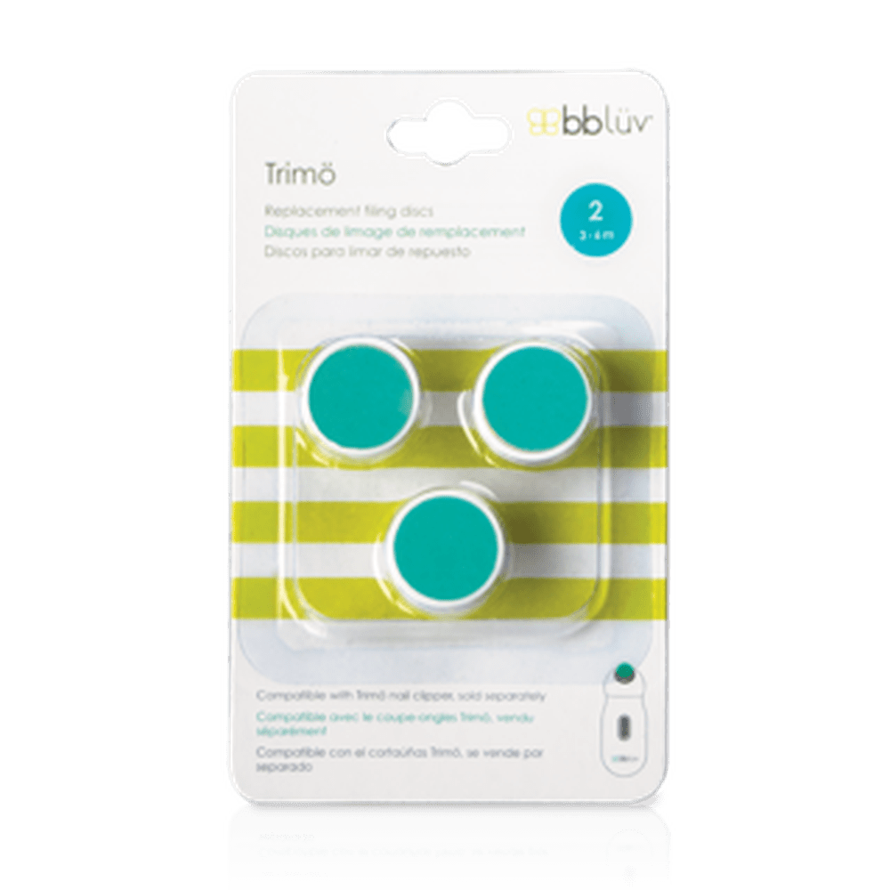 Bblüv Trimö Disques de lime à ongles pour coupe-ongles électrique 3 pièces - 3-6 mois