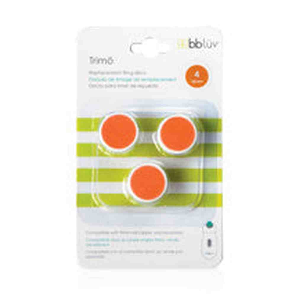 Bblüv Trimö Disques de lime à ongles pour tondeuse à ongles électrique, 3 pcs +12 mois