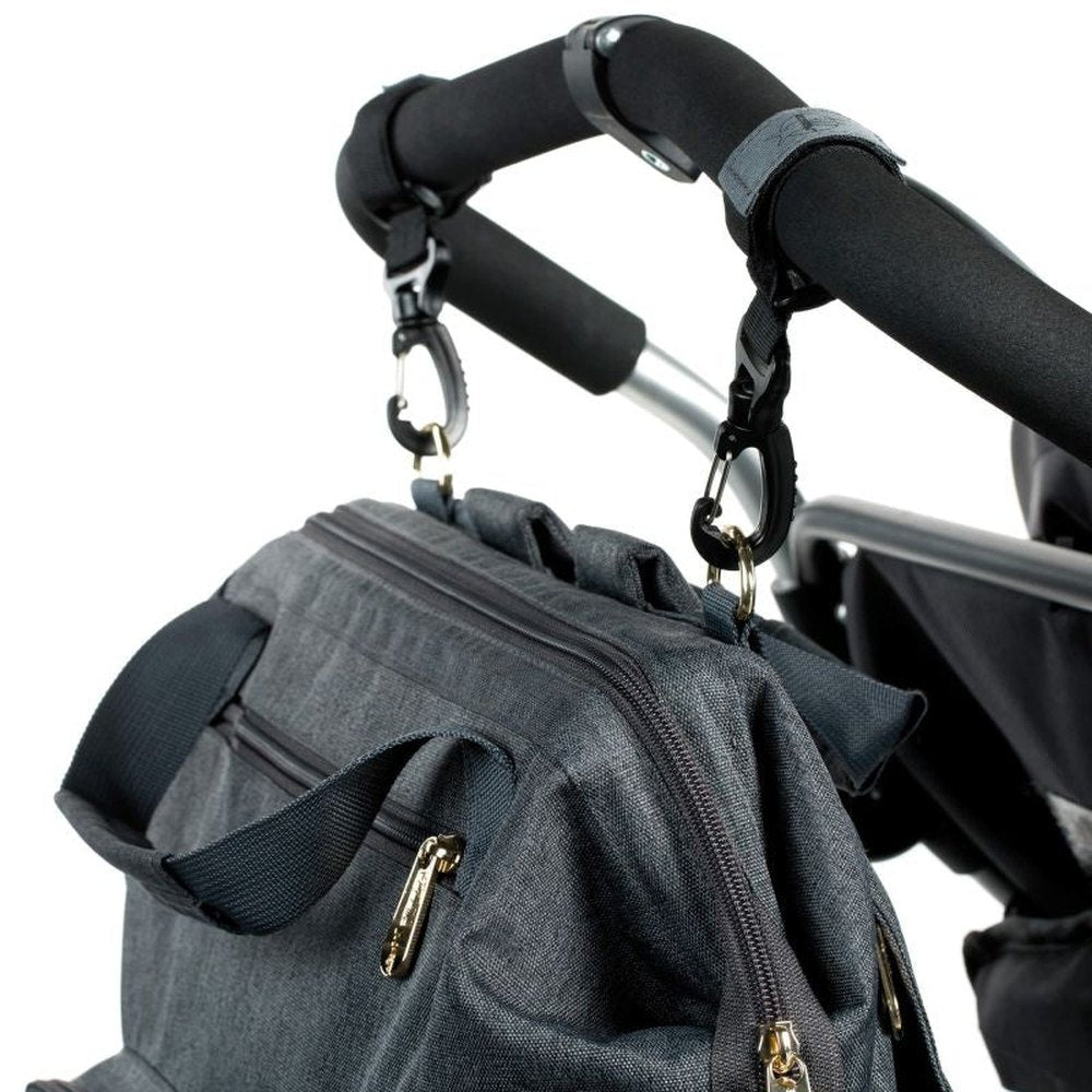 Lässig Goldie Up Green Label Sac à dos à langer à rabat - Anthracite