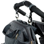 Lässig Goldie Up Green Label Sac à dos à langer à rabat - Anthracite