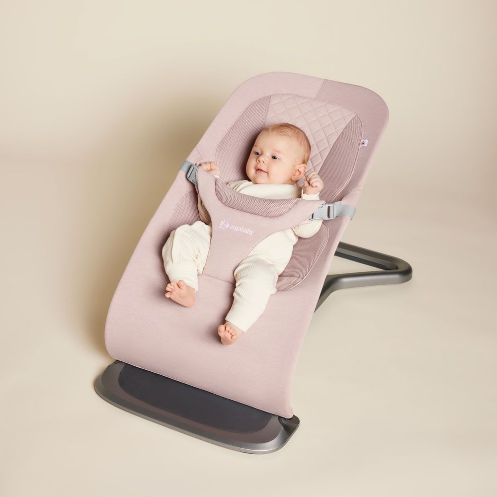 Ergobaby transat Evolve 3-en-1 - Rose poudré