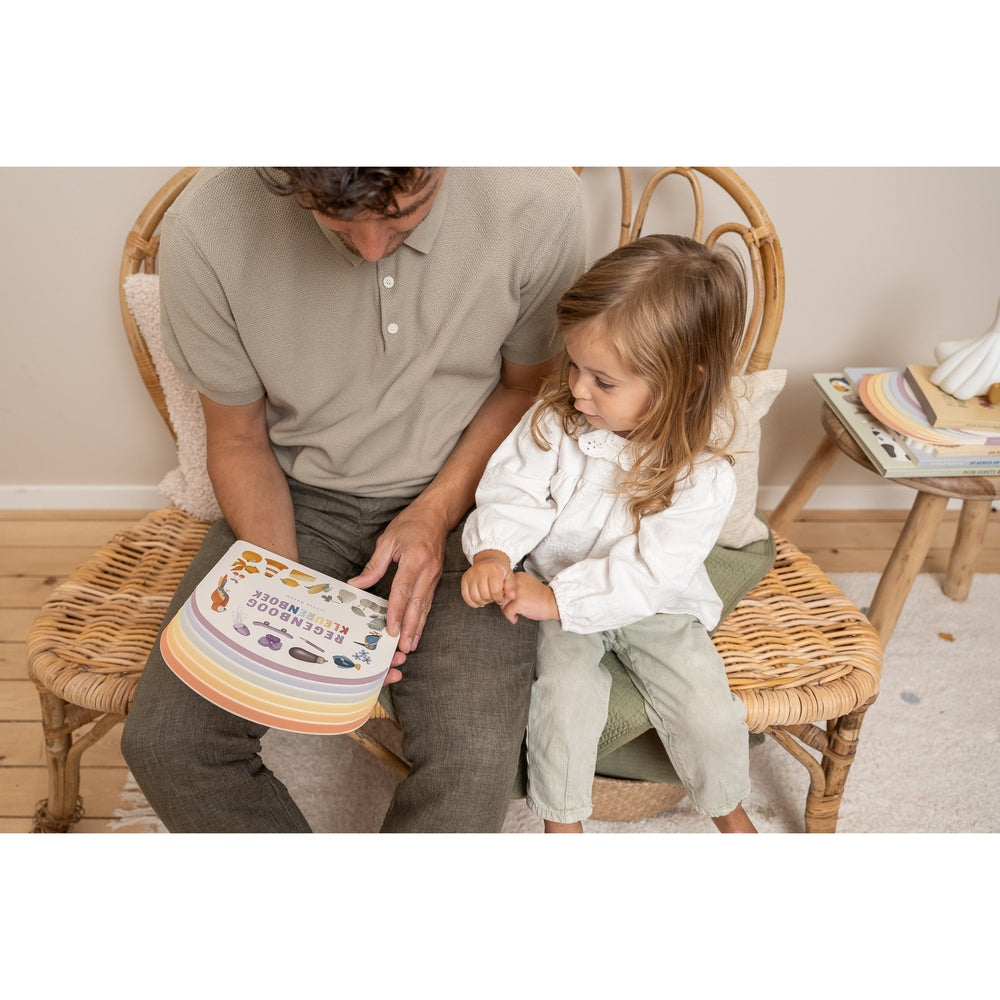 Livre pour enfants Little Dutch - Livre de coloriage arc-en-ciel