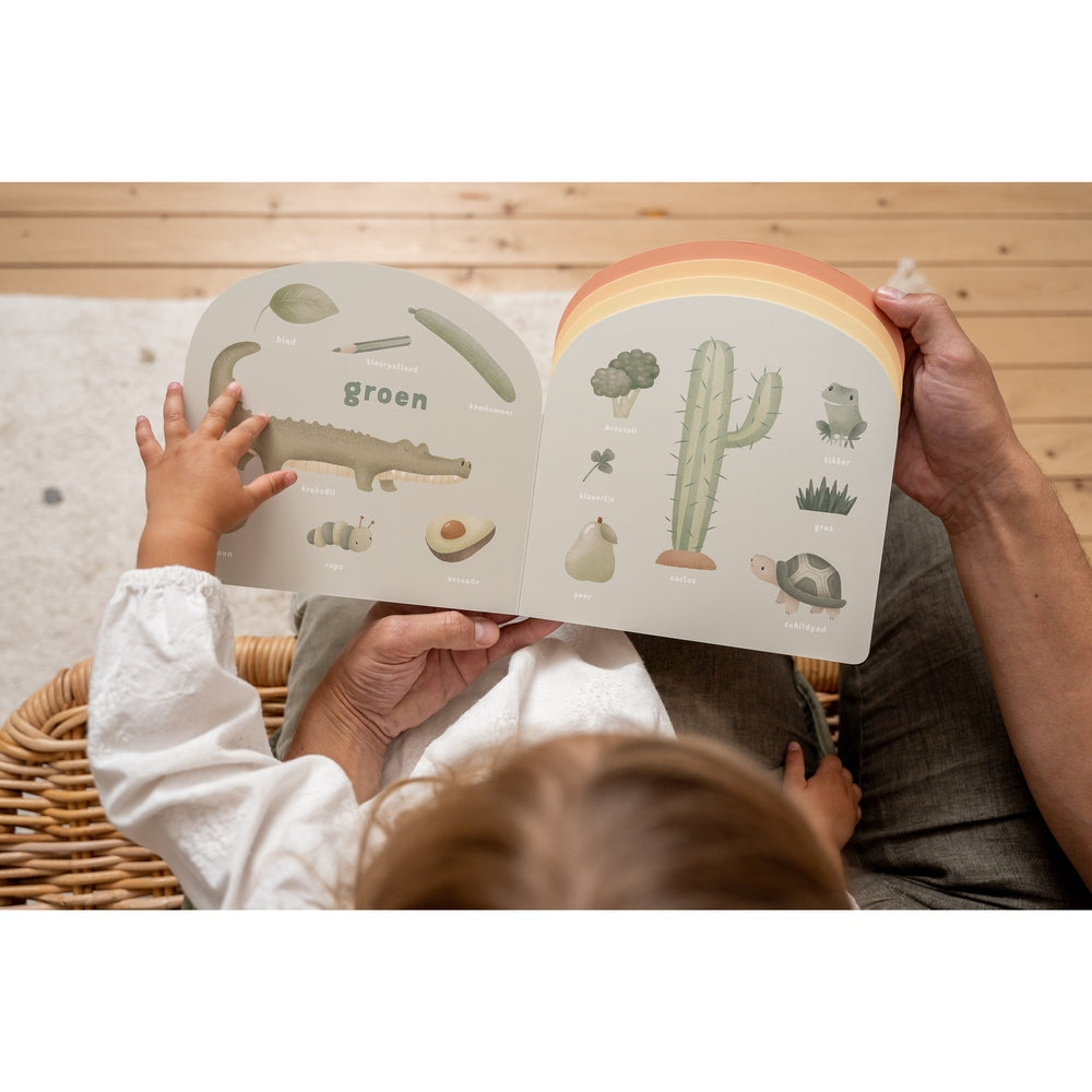 Little Dutch Livre pour enfants - Livre de couleurs Arc-en-ciel