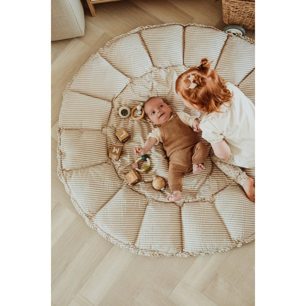 Play&Go Bloom tapis 3-en-1 à rayures bleues