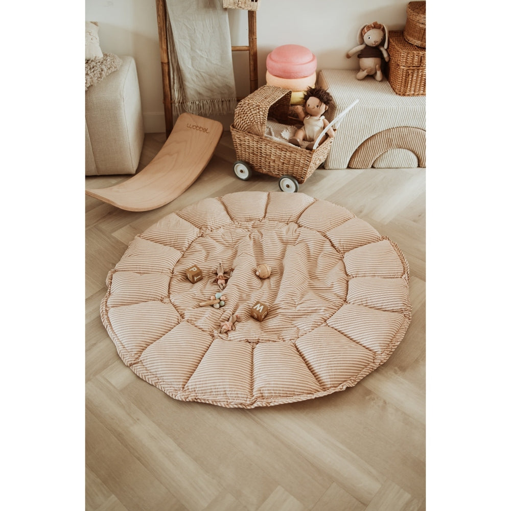 Play&Go Bloom 3In1 tapis de jeu rayures marron