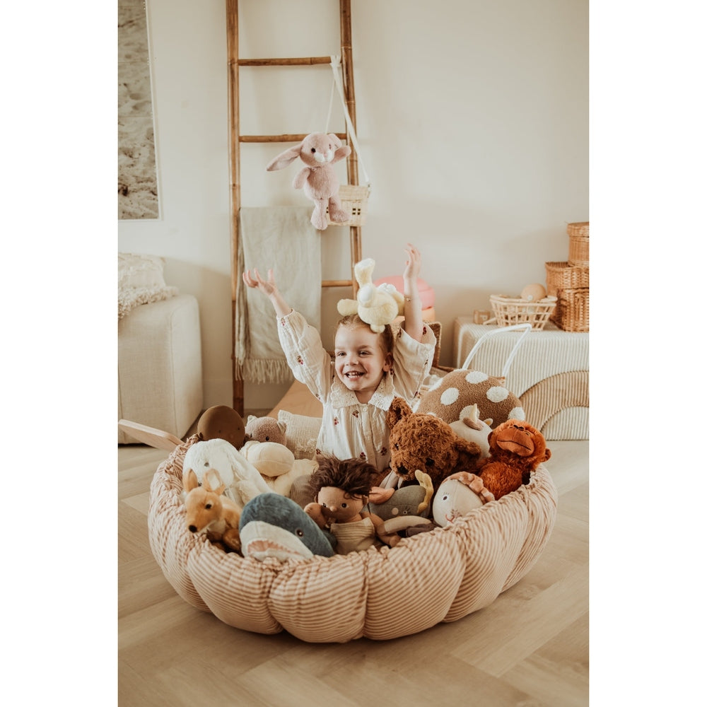 Play&Go Bloom Tapis d’éveil 3-en-1 rayures marron