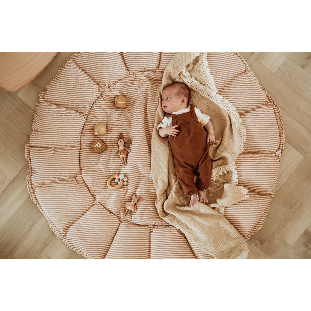 Play&Go Bloom Tapis d’éveil 3 en 1 rayures marron