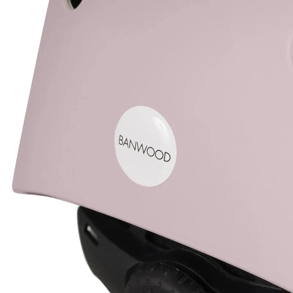 Casque vélo mat Banwood - Rose poudré
